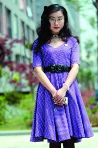 仿20世紀50年代Dior的一款傘裙