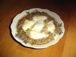 肉末蒸荷包蛋 肉末蒸荷包蛋