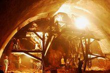 隧道掌子面施工場景