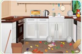 清理髒亂廚房 清理髒亂廚房