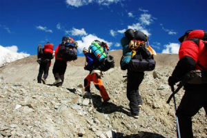 奧運火炬登頂珠峰測試