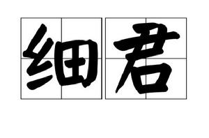 細君[漢語辭彙]