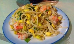 大蝦仁炒豆芽 大蝦仁炒豆芽