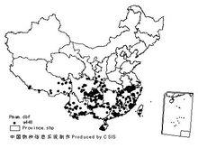 雲豹中國分布圖