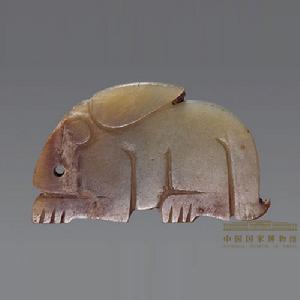 西周兔形佩 西周兔形佩