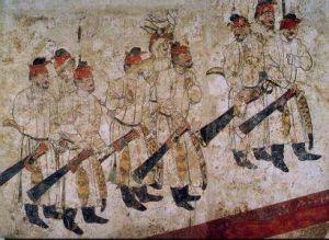 太原金勝村6號唐墓壁畫 太原金勝村6號唐墓壁畫