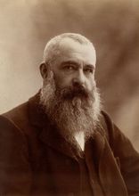 畫家克勞德&middot;莫奈的肖像