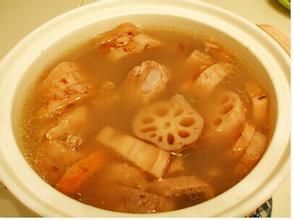 藕節黃芪豬肉湯