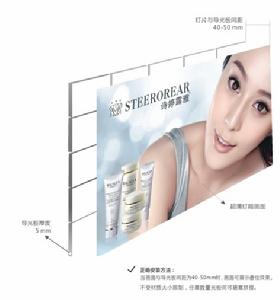 雙面超薄燈箱分解圖