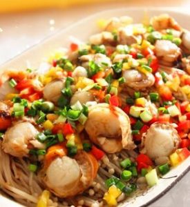 金針菇彩椒扇貝 金針菇彩椒扇貝