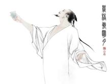 舉杯邀明月的李白