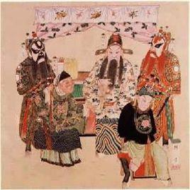 清代宮廷戲曲畫