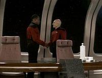 皮卡德艦長與班傑明&middot;西斯科站長