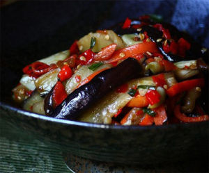 冬粉剁椒燒茄子 冬粉剁椒燒茄子