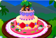 製作朵拉蛋糕 製作朵拉蛋糕