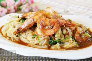 白菜燴明蝦 白菜燴明蝦