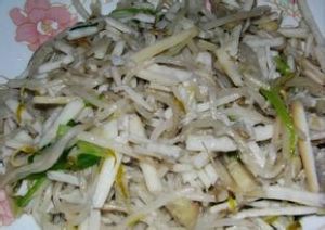 懷山竹蓀炒豆芽