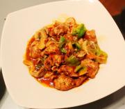 鮮姬菇炒雞翅中 鮮姬菇炒雞翅中