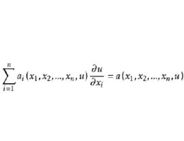 擬線性方程 擬線性方程