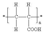 低分子量聚丙烯酸化學結構式