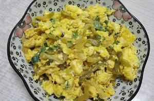 榨菜炒雞蛋 榨菜炒雞蛋