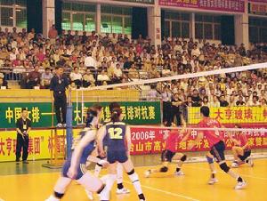 4.5中國女排3-2台山男排2
