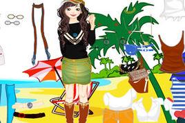 巴厘島沙灘女生 巴厘島沙灘女生