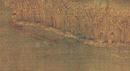 江行初雪圖 江行初雪圖