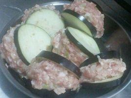 茄子夾肉餡 茄子夾肉餡