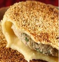 韭菜豬肉芝麻餡餅 韭菜豬肉芝麻餡餅