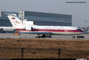 與空難飛機同型號的yak-42