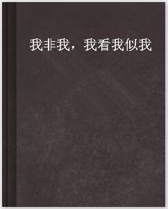 我非我,我看我似我 我非我,我看我似我