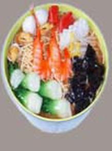 美國什錦海鮮水果面