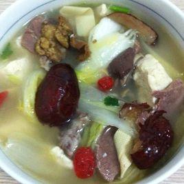 沙鍋羊肉豆腐湯 沙鍋羊肉豆腐湯