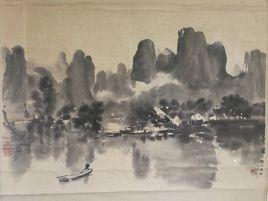 徐悲鴻灕江春雨圖 徐悲鴻灕江春雨圖