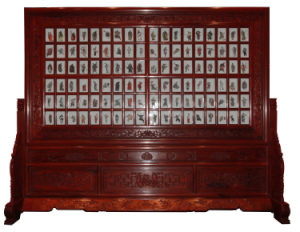 瓷刻作品《水滸一百零八將》