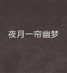 夜月一簾幽夢 夜月一簾幽夢