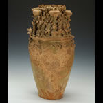 西晉元康元年越窯青瓷堆塑罐 西晉元康元年越窯青瓷堆塑罐