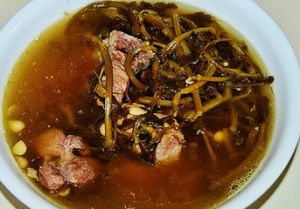 馬齒莧蛋清湯 馬齒莧蛋清湯