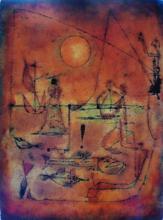 圖7：保羅&middot;克利，《咬鉤了》，1920年