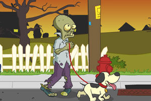 《殭屍遛小狗》 《殭屍遛小狗》