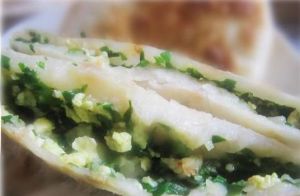 鮮蝦雞蛋韭菜餅 鮮蝦雞蛋韭菜餅