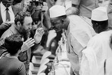 穆薩&middot;特拉奧雷與菲德爾&middot;卡斯楚在聯合國