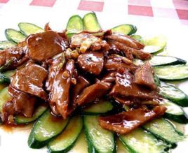 青瓜炒肉片 青瓜炒肉片
