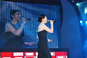 楊千嬅演唱小城大事現場