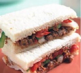 義式碎牛肉三明治 義式碎牛肉三明治