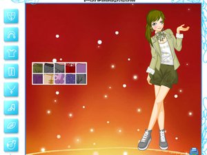 竹林苦臉女孩 竹林苦臉女孩