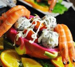 芒果火龍果果盅 芒果火龍果果盅