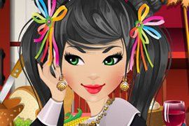 晚餐前化妝 晚餐前化妝