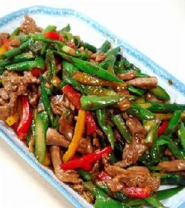 杭椒蘆筍炒牛柳